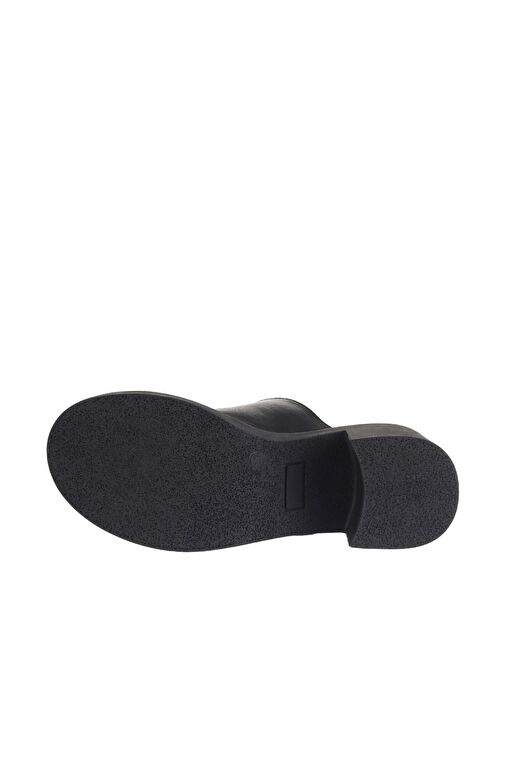Bueno Shoes Siyah Khv Deri Kadın Topuklu Terlik 01wa1701 - Görsel 6