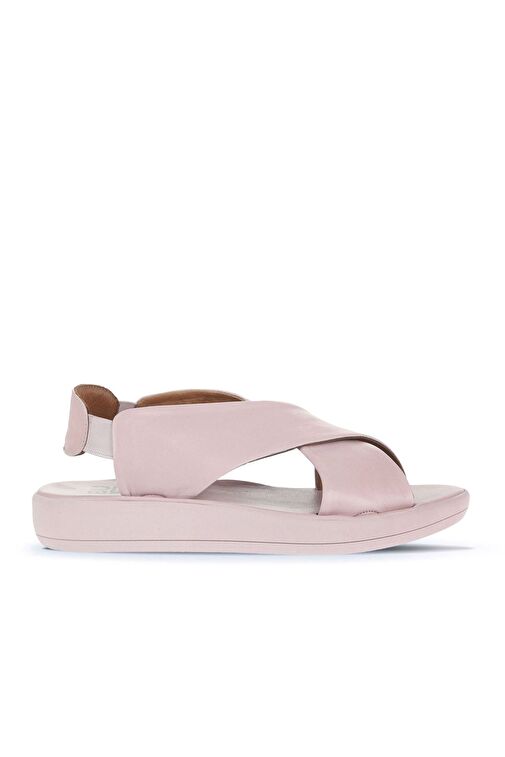 Bueno Shoes Gül Kurusu Deri Kadın Düz Sandalet 01wy2303 - Görsel 2