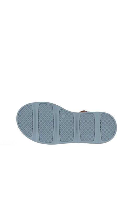 Bueno Shoes Mavi Deri Kadın Parmak Arası Sandalet 01wa2602 - Görsel 6