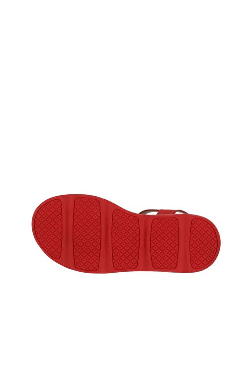 Bueno Shoes Kırmızı Deri Kadın Parmak Arası Sandalet 01wa2602 - Görsel 6