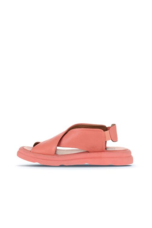 Bueno Shoes Mercan Deri Kadın Düz Sandalet 01wa2603 - Görsel 4