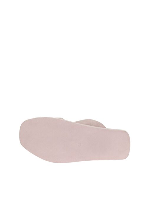 Bueno Shoes Pudra Alf Süet Kadın Düz Terlik 01wa5405 - Görsel 6