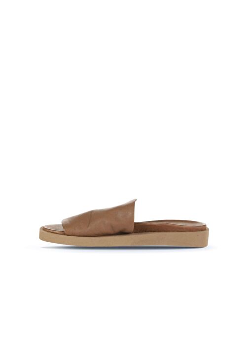 Bueno Shoes Kahverengi A. Deri Kadın Düz Terlik 01wq9103 - Görsel 4