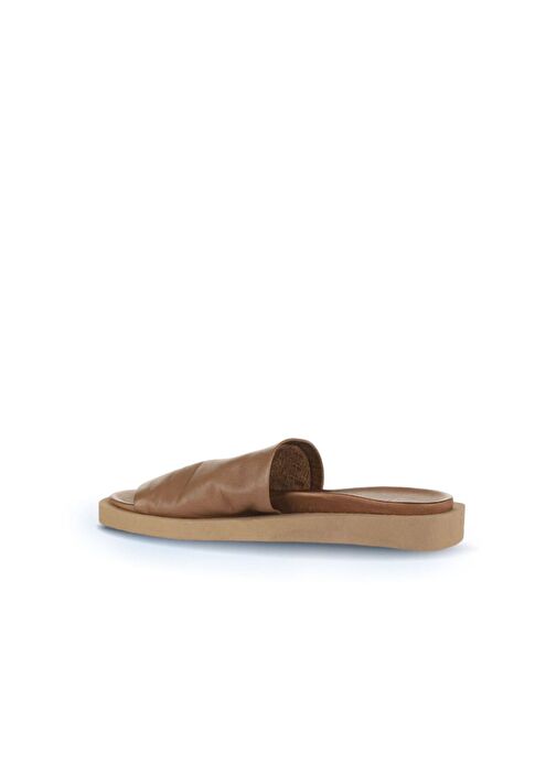 Bueno Shoes Kahverengi A. Deri Kadın Düz Terlik 01wq9103 - Görsel 5