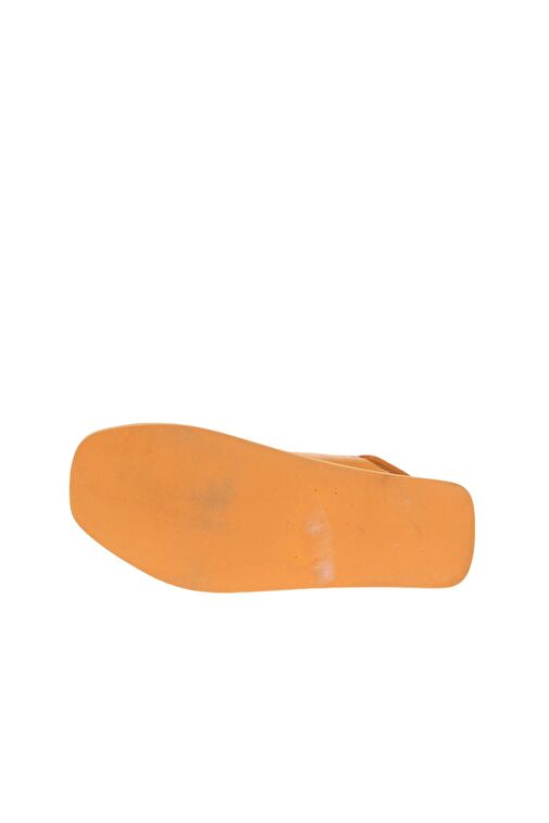Bueno Shoes Turuncu Deri Kadın Sandalet 01ws2801 - Görsel 6