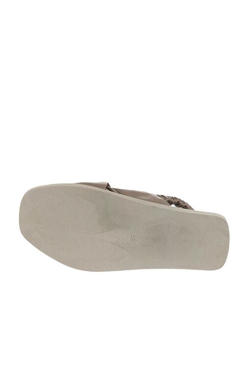 Bueno Shoes Gri Deri Kadın Sandalet 01wu3309 - Görsel 6