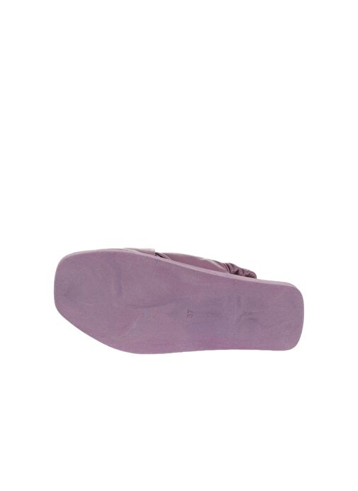 Bueno Shoes Mor Deri Kadın Sandalet 01wu3309 - Görsel 6