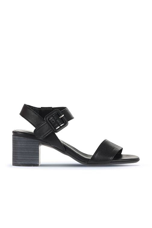 Bueno Shoes Siyah Deri Kadın Topuklu Ayakkabı 01wa2805 - Görsel 2