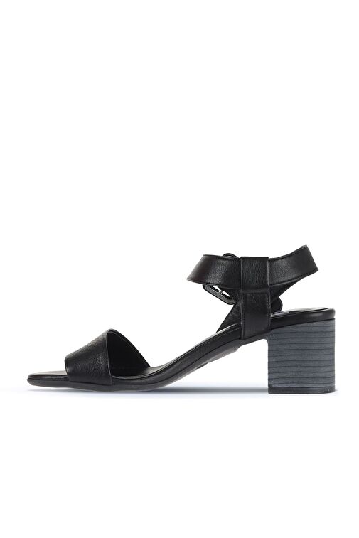 Bueno Shoes Siyah Deri Kadın Topuklu Ayakkabı 01wa2805 - Görsel 4