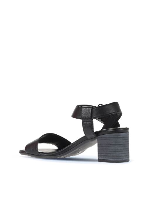 Bueno Shoes Siyah Deri Kadın Topuklu Ayakkabı 01wa2805 - Görsel 5