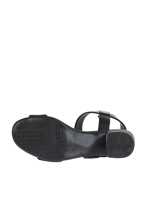 Bueno Shoes Siyah Deri Kadın Topuklu Ayakkabı 01wa2805 - Görsel 6