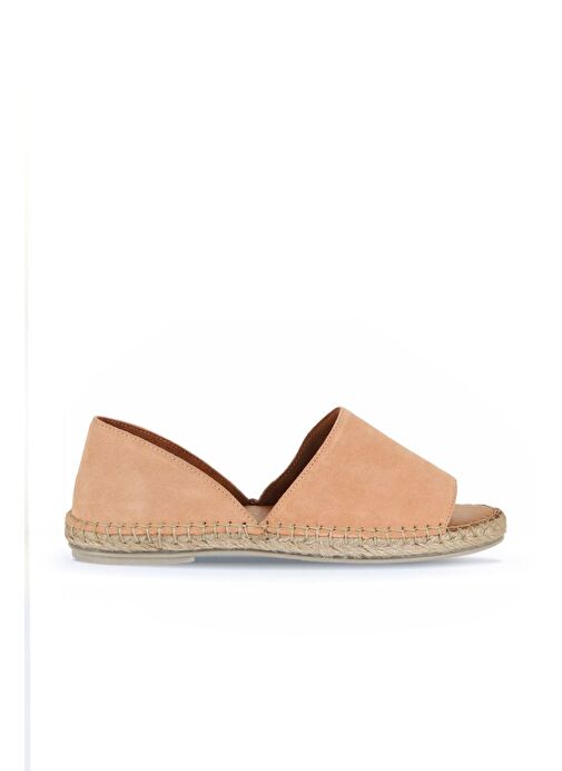 Bueno Shoes Turuncu Süet Kadın Espadril Ayakkabı 01wq2413 - Görsel 2
