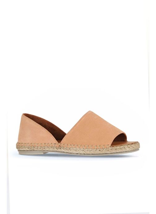 Bueno Shoes Turuncu Süet Kadın Espadril Ayakkabı 01wq2413 - Görsel 3