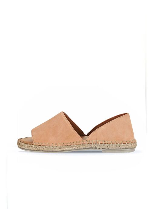 Bueno Shoes Turuncu Süet Kadın Espadril Ayakkabı 01wq2413 - Görsel 4
