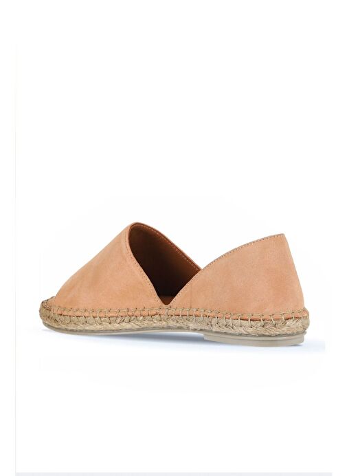 Bueno Shoes Turuncu Süet Kadın Espadril Ayakkabı 01wq2413 - Görsel 5