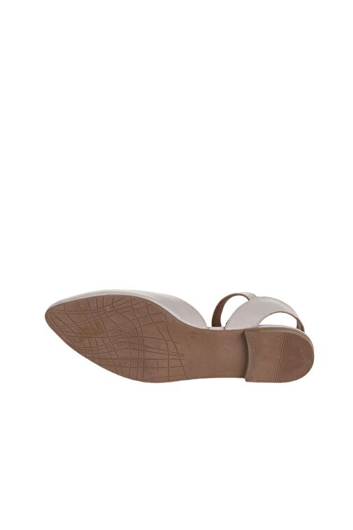 Bueno Shoes Gri Deri Kadın Düz Sandalet 01wa3310 - Görsel 6