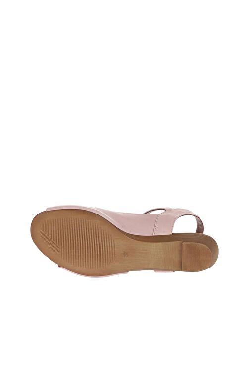 Bueno Shoes Gül Kurusu Deri Kadın Düz Sandalet 01wa4402 - Görsel 6