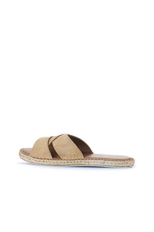 Bueno Shoes Taba Açık Alf Süet Kadın Düz Terlik 01wa7200 - Görsel 5