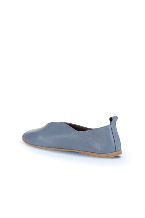 Bueno Shoes Mavi Flotter Deri Kadın Babet 01wn0710 - Görsel 5
