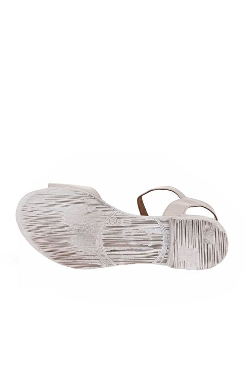 Bueno Shoes Gri Deri Kadın Sandalet 01wn5003 - Görsel 4