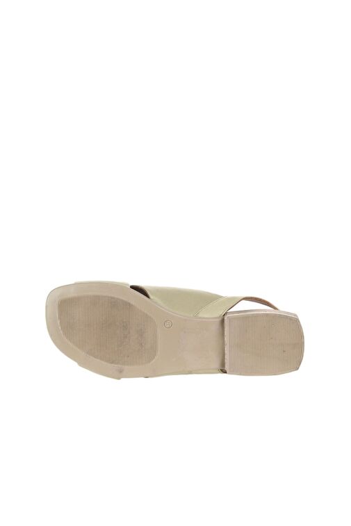 Bueno Shoes Haki Deri Kadın Sandalet 01wq5618 - Görsel 6