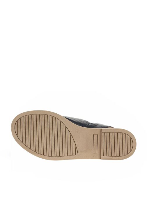 Bueno Shoes Siyah Khv-bej Deri Kadın Düz Sandalet 01wa5706 - Görsel 6