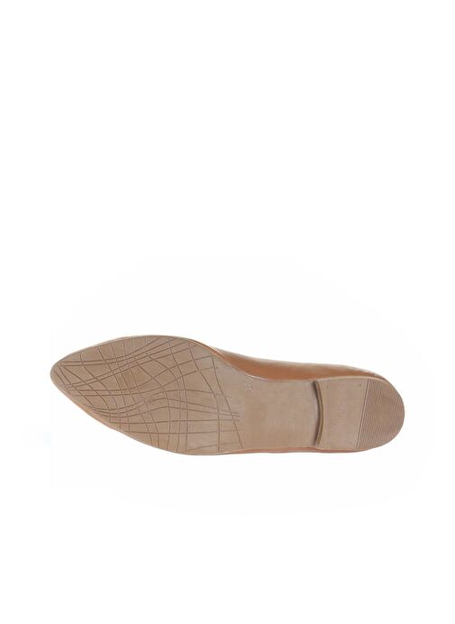 Bueno Shoes Kahverengi Deri Kadın Az Topuklu Ayakkabı 01wr3110 - Görsel 6