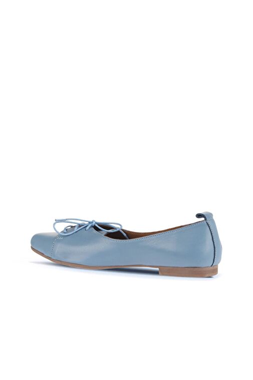 Bueno Shoes Mavi Açık Deri Kadın Loafer 01wr3114 - Görsel 5