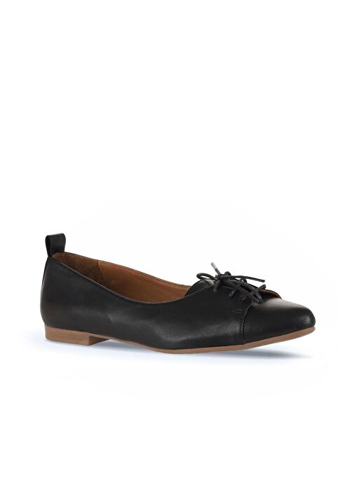 Bueno Shoes Siyah Deri Kadın Loafer 01wr3114 - Görsel 3