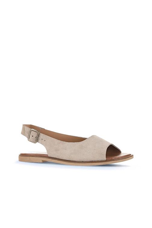 Bueno Shoes Kum Alf Süet Kadın Düz Sandalet 01wa5709 - Görsel 3
