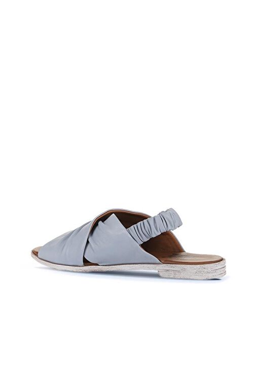 Bueno Shoes Mavi Açık Deri Kadın Sandalet 01wu3005 - Görsel 5
