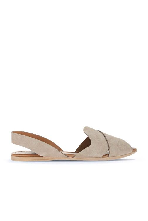 Bueno Shoes Kum Alf Süet Kadın Düz Sandalet 01wa5805 - Görsel 2