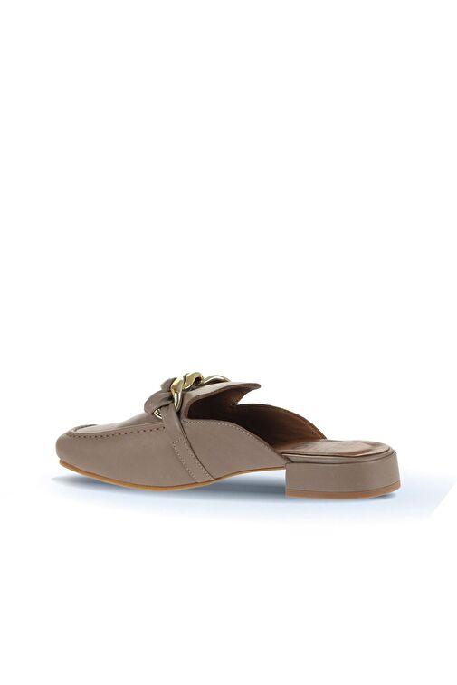 Bueno Shoes Gri Deri Kadın Topuklu Terlik 01wa6500 - Görsel 5