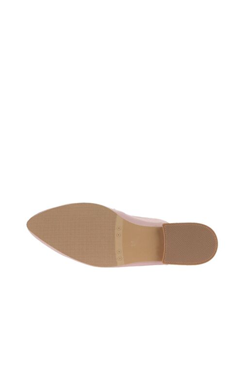 Bueno Shoes Gül Kurusu Deri Kadın Düz Terlik 01wa0300 - Görsel 6