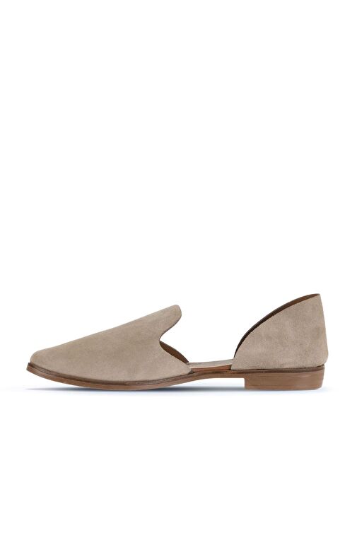 Bueno Shoes Kum Alf Süet Kadın Düz Sandalet 01wa7001 - Görsel 4