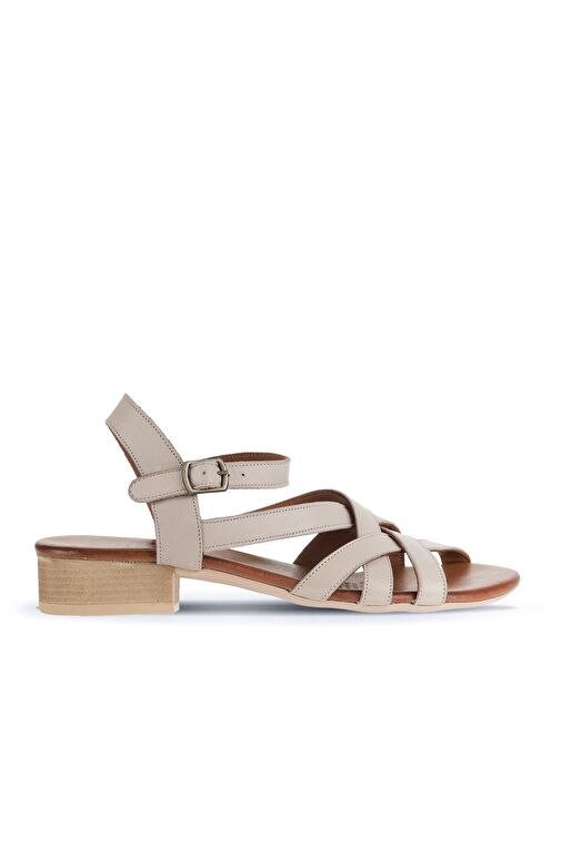 Bueno Shoes Gri Deri Kadın Sandalet 01wa7300 - Görsel 2