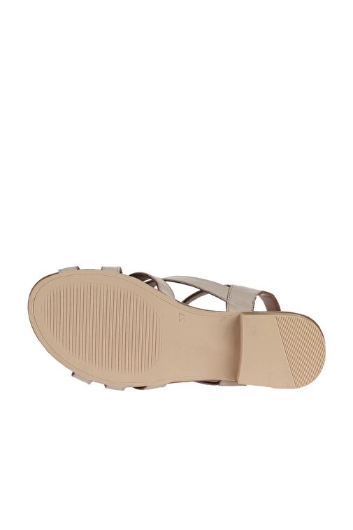 Bueno Shoes Gri Deri Kadın Sandalet 01wa7300 - Görsel 6