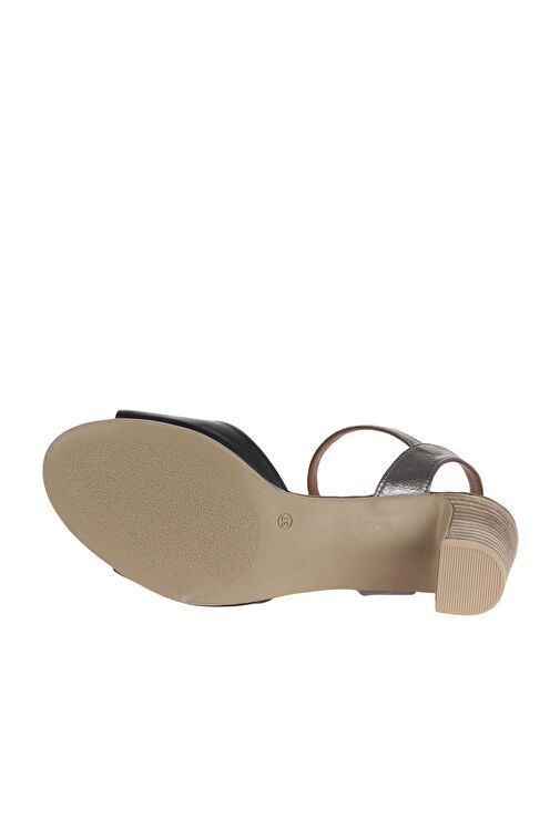 Bueno Shoes Siyah Deri Kadın Topuklu Sandalet 01wa8000 - Görsel 6