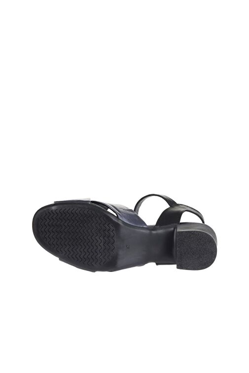 Bueno Shoes Lacivert Parlak Deri Kadın Topuklu Ayakkabı 01wa2810 - Görsel 6