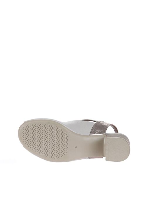 Bueno Shoes Gri Multi Deri Kadın Topuklu Sandalet 01wa2811 - Görsel 6