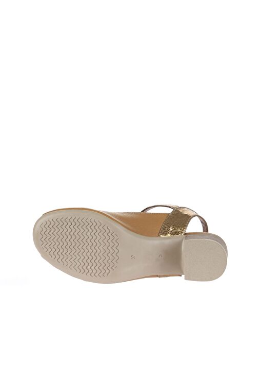 Bueno Shoes Taba Multi Deri Kadın Topuklu Sandalet 01wa2811 - Görsel 6