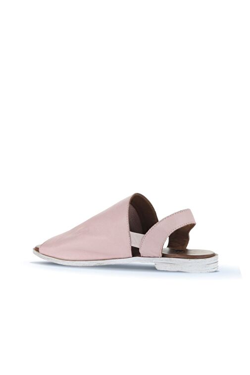 Bueno Shoes Gül Kurusu Deri Kadın Düz Sandalet 01wa3008 - Görsel 5