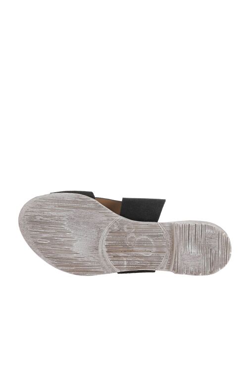 Bueno Shoes Siyah Alf Süet Kadın Düz Terlik 01wa3012 - Görsel 6