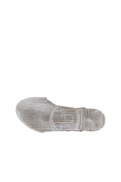 Bueno Shoes Gri Koyu Alf Süet Kadın Düz Sandalet 01wa3015 - Görsel 6