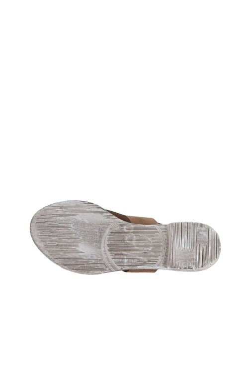 Bueno Shoes Taba Alf Süet Kadın Düz Sandalet 01wa3017 - Görsel 6