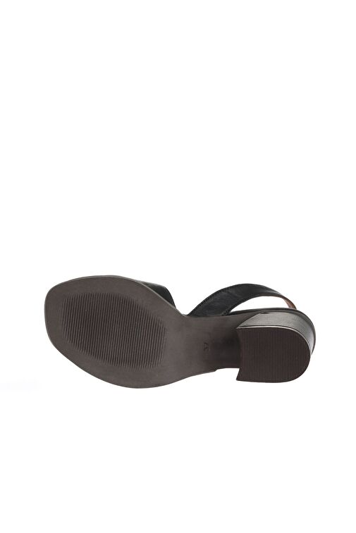 Bueno Shoes Siyah Deri Kadın Topuklu Sandalet 01wa3501 - Görsel 6
