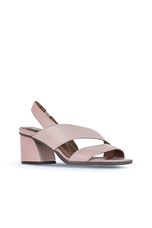 Bueno Shoes Gül Kurusu Deri Kadın Topuklu Sandalet 01wa3502 - Görsel 3