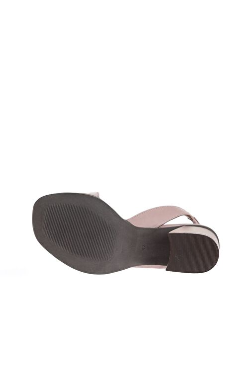 Bueno Shoes Gül Kurusu Deri Kadın Topuklu Sandalet 01wa3502 - Görsel 6