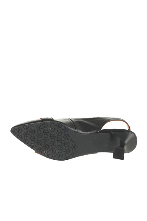 Bueno Shoes Siyah Deri Kadın Topuklu Ayakkabı 01wa1306 - Görsel 6