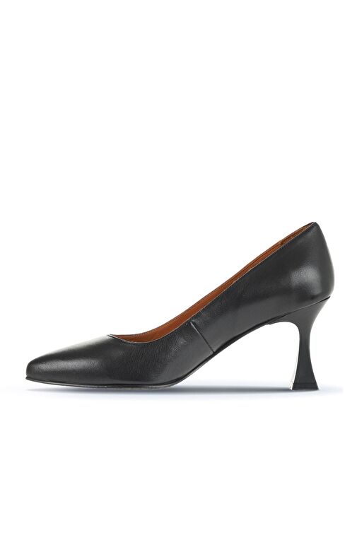 Bueno Shoes Siyah Deri Kadın Topuklu Ayakkabı 01wa1401 - Görsel 4